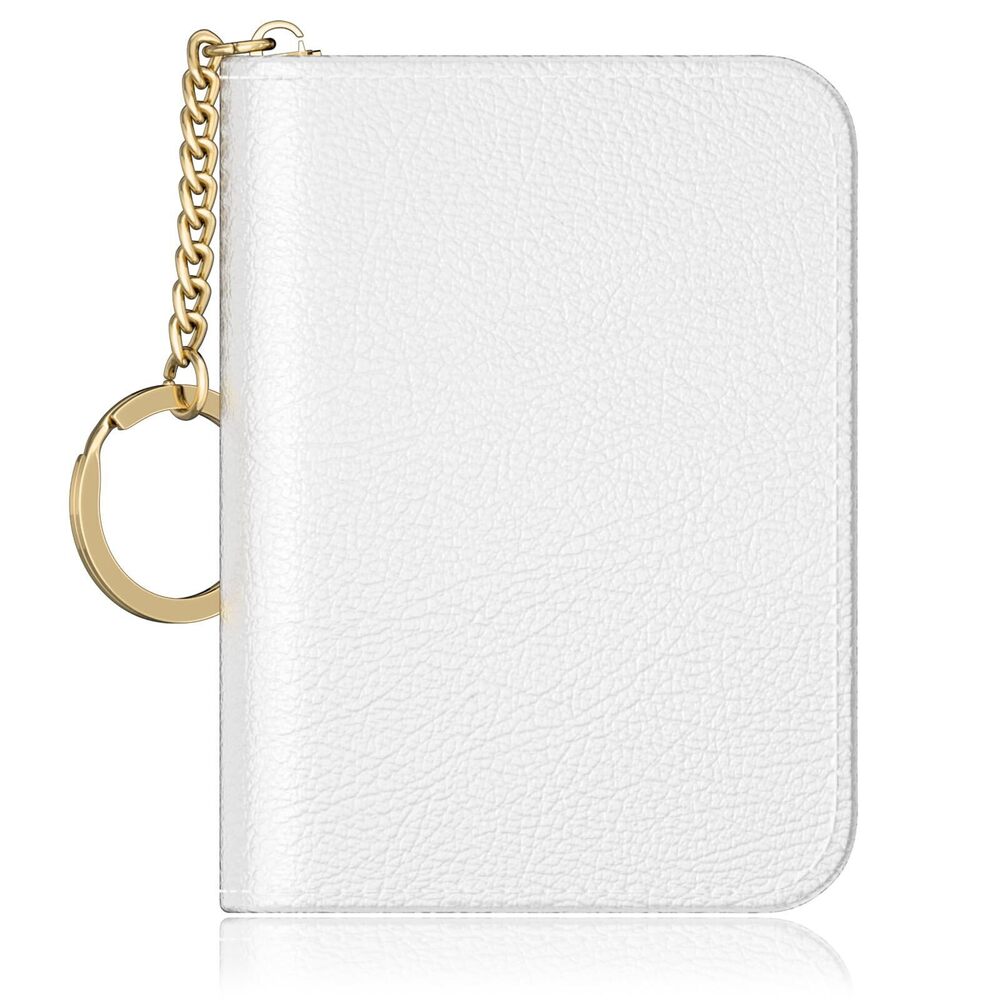 3378 RFID Credit Card Holder, Small Card Holder Wallet with Keychain